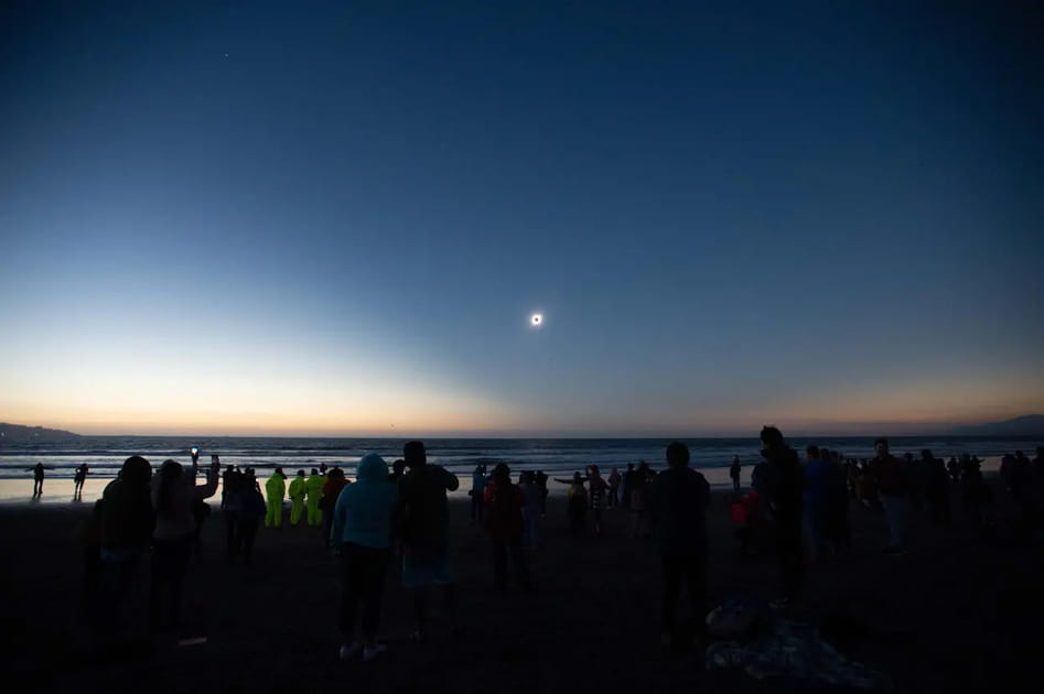 Eclipse en Am&eacute;rique du Sud