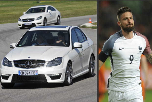 Voiture de Giroud : Mercedes C63 AMG