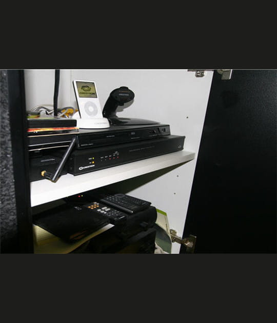 Dans un coin&nbsp;: l'installation high-tech