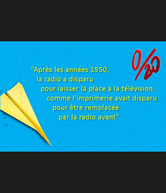 La fin de la radio et des livres