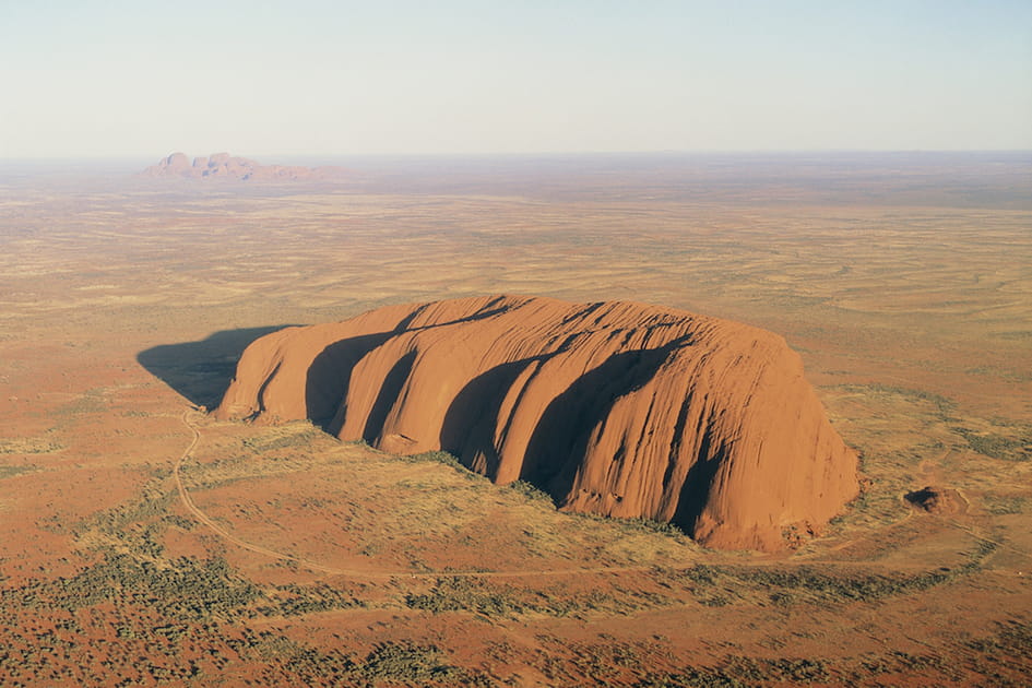 Le monolithe d'Uluru en Australie