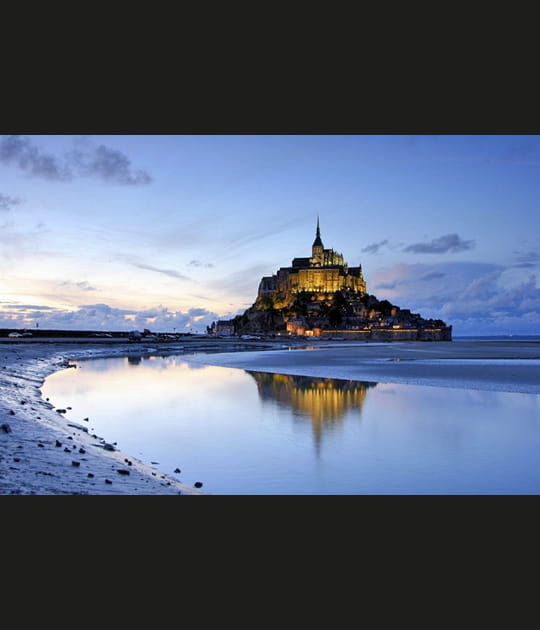 Coucher de soleil au Mont Saint-Michel