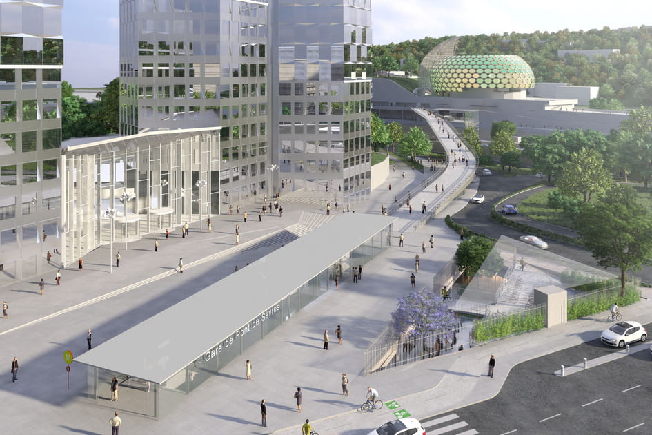La gare Pont de S&egrave;vres