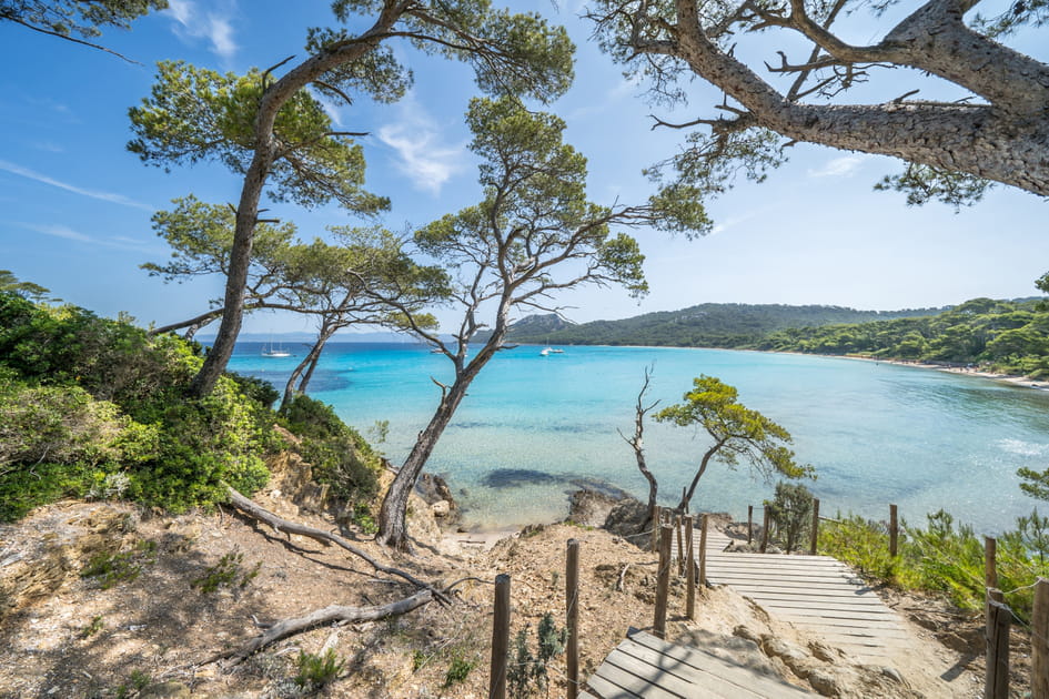 Les &icirc;les d'Or en Provence-Alpes-C&ocirc;te d'Azur