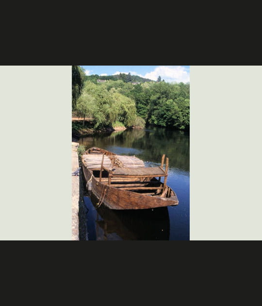 Gabarre sur la Dordogne