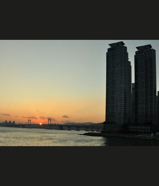 Coucher de soleil &agrave; Gangnam