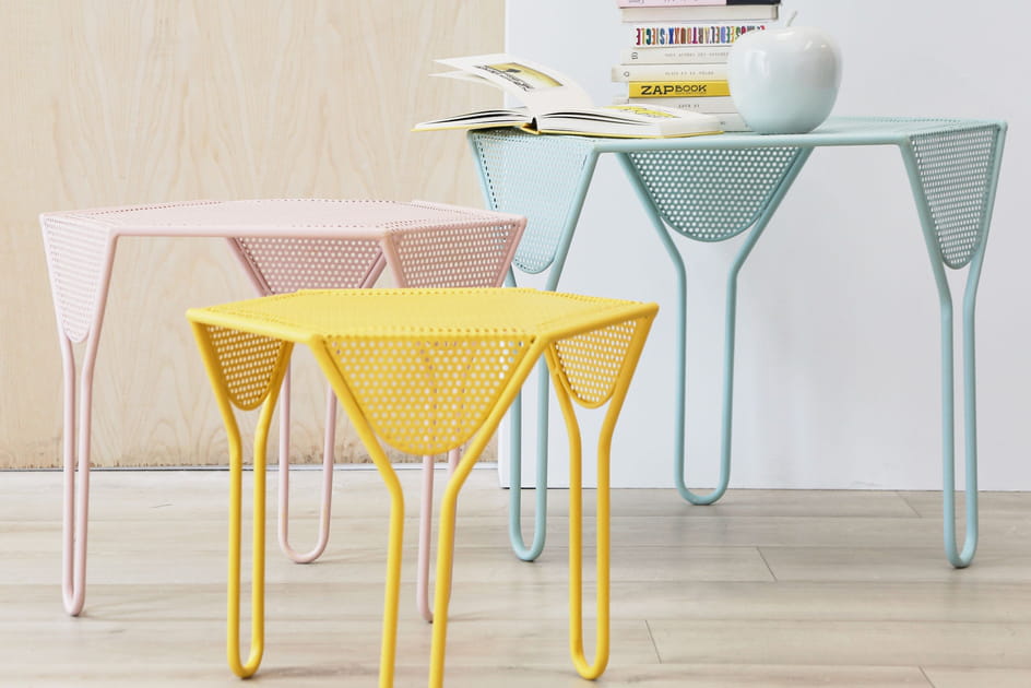 Des dessertes pastel