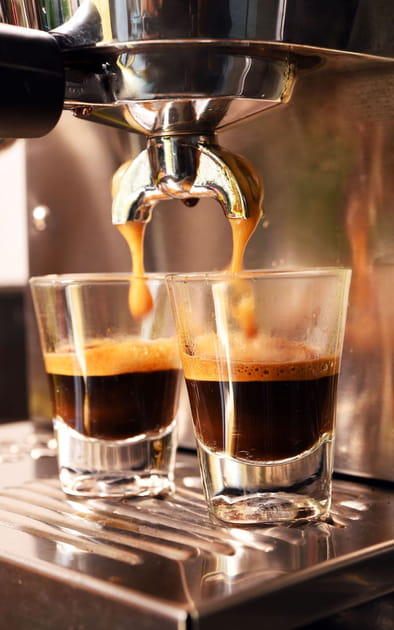 Une machine &agrave; caf&eacute; pilotable &agrave; distance