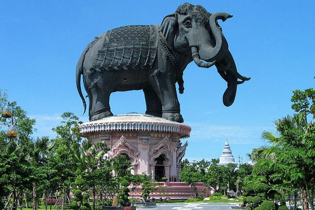 L'Airavata du musée d'Erawan près de Bangkok