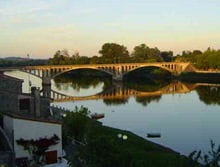 depuis les terrasses de la maison de christine, vue sur la dordogne