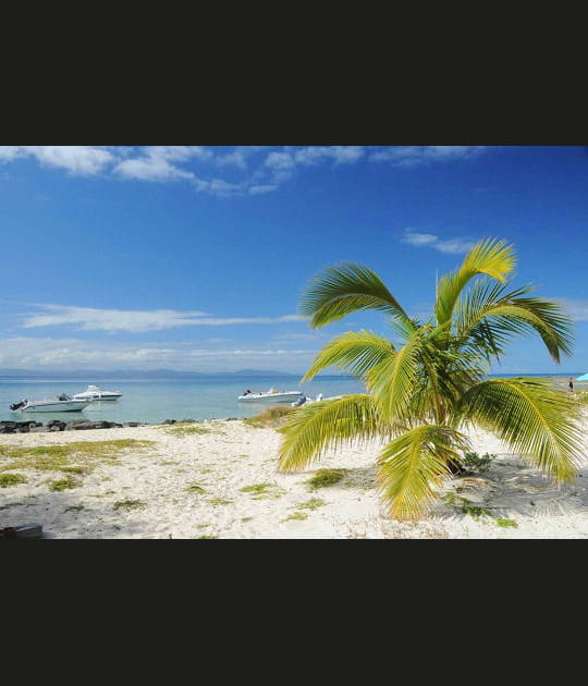 Sable blanc et eau claire