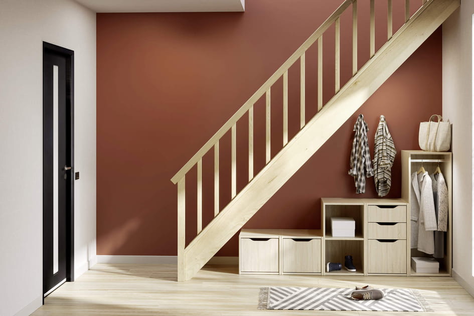 En escalier