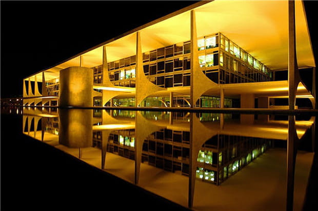 Palais du Planalto à Brasilia