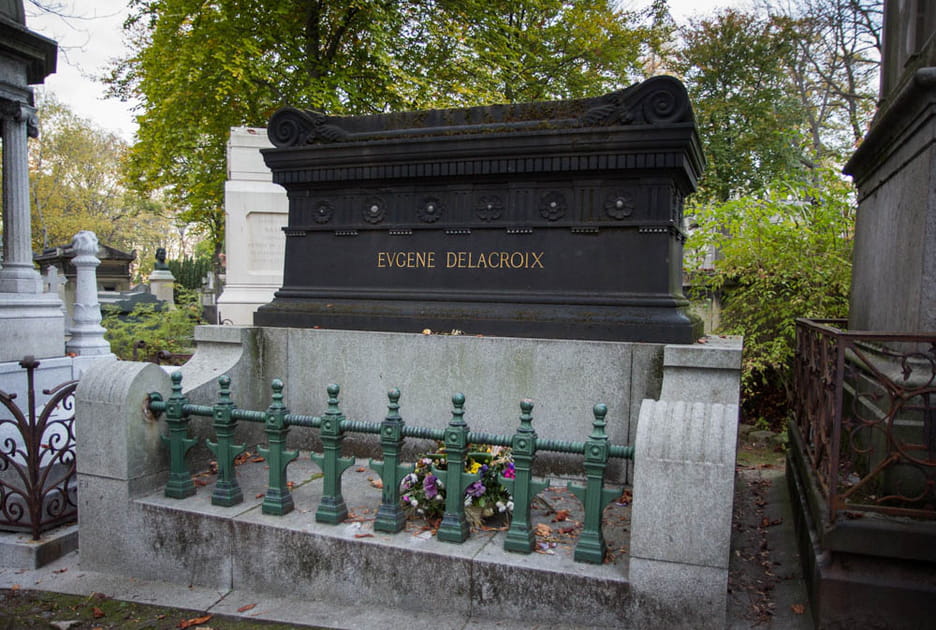 Le tombeau &agrave; l'antique d'Eug&egrave;ne Delacroix