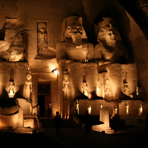 Le temple d'Abou Simbel en Egypte