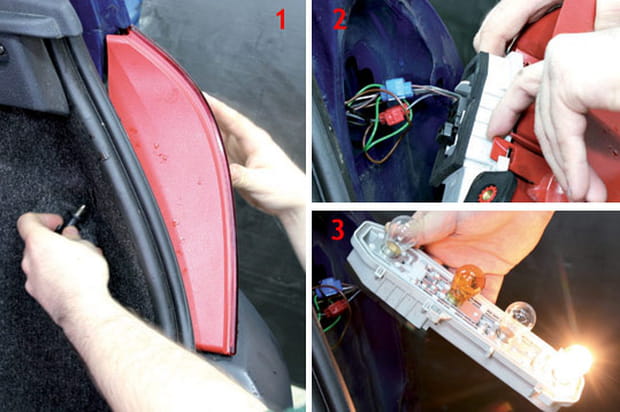 Remplacer une ampoule arrière