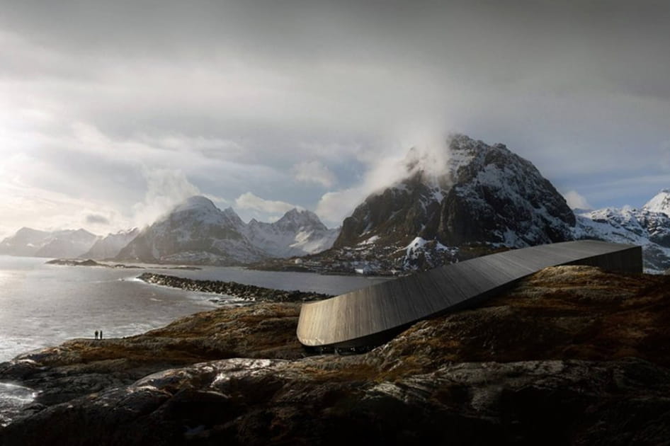 Lofoten Opera Hotel en Norv&egrave;ge, fin 2015