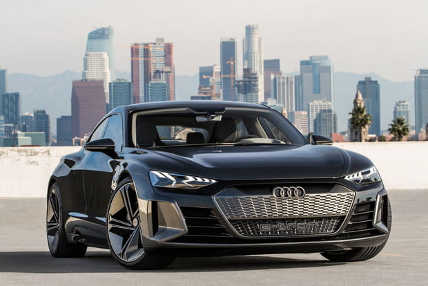 Zoom sur la face avant du concept car