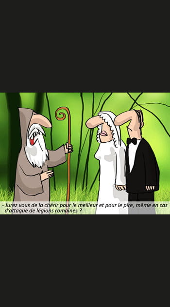 Mariage &agrave; la mode druidique
