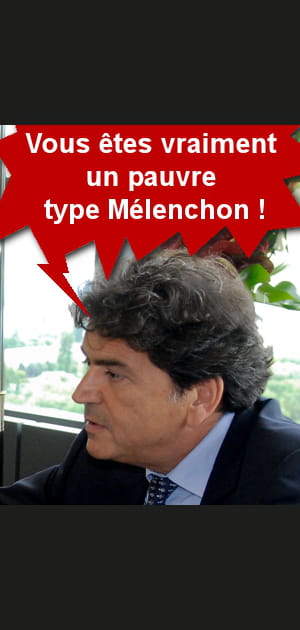 M&eacute;lenchon&nbsp;:&nbsp;&quot;pauvre&nbsp;type&quot;&nbsp;pour&nbsp;Lellouche