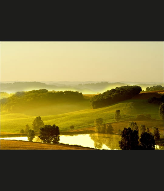 Lumi&egrave;re sur le lac