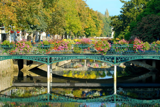 Les passerelles fleuries de Quimper
