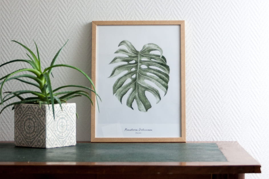 Un cadre pos&eacute;