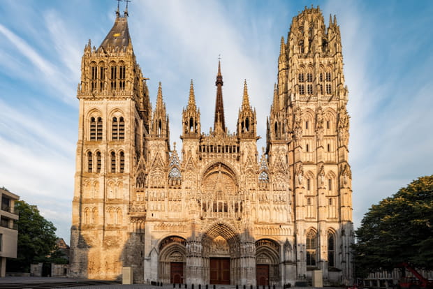 La cathédrale de Rouen, la plus haute église de France