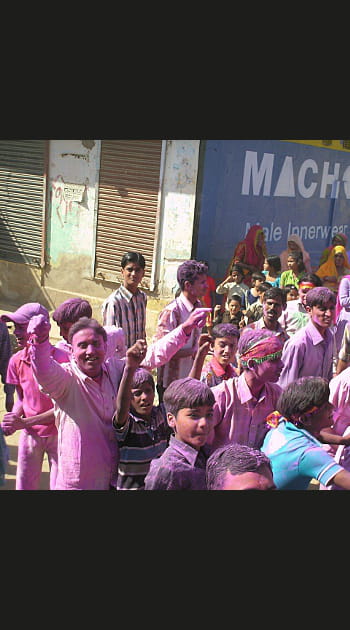Le festival des couleurs d'Holi en Inde