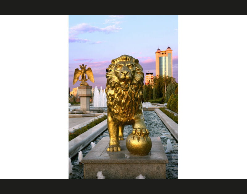 Le lion d'Asie centrale