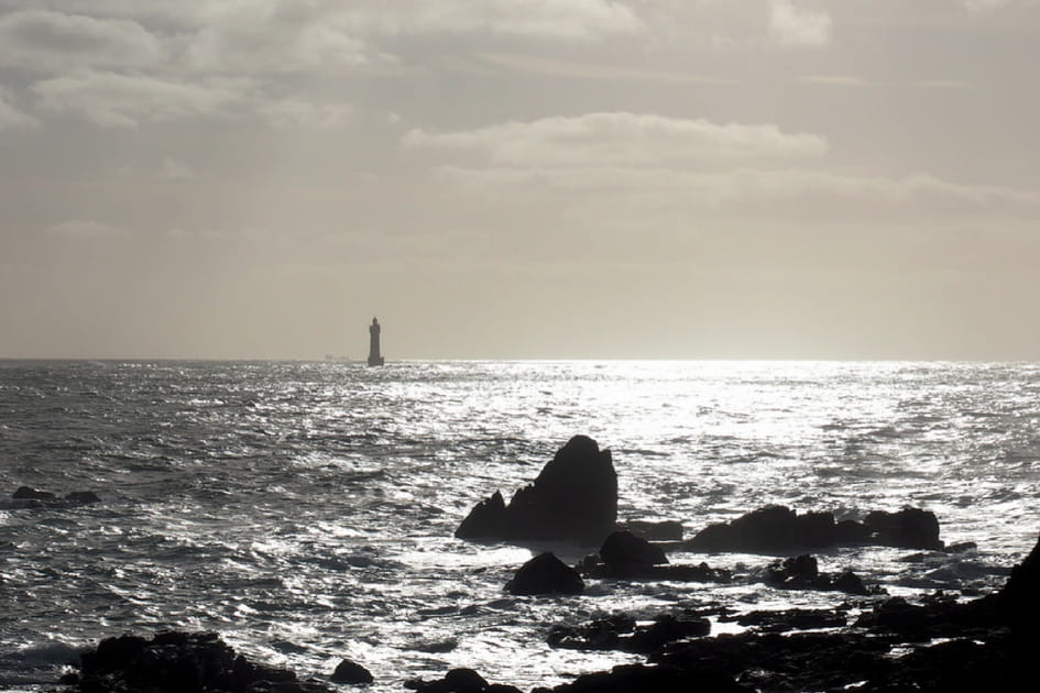 Phare de la Jument sur l'&icirc;le d'Ouessant