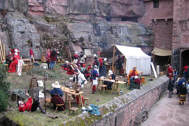 Sous la houlette d'une garnison de soldats bourguignons