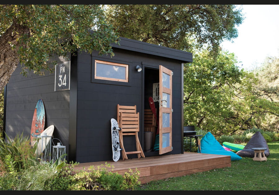 Une cabane moderne