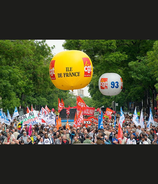Manifestation pour la d&eacute;fense des retraites