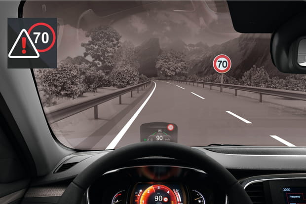 L'affichage tête haute