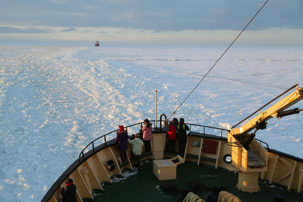 Faire une croisière en brise-glace