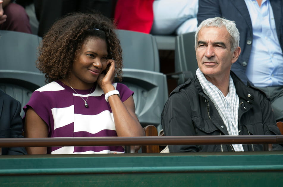 Muriel Hurtis et Raymond Domenech