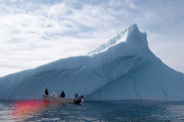 L'iceberg à la dérive en mai 2008
