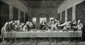 leonard de vinci la cene