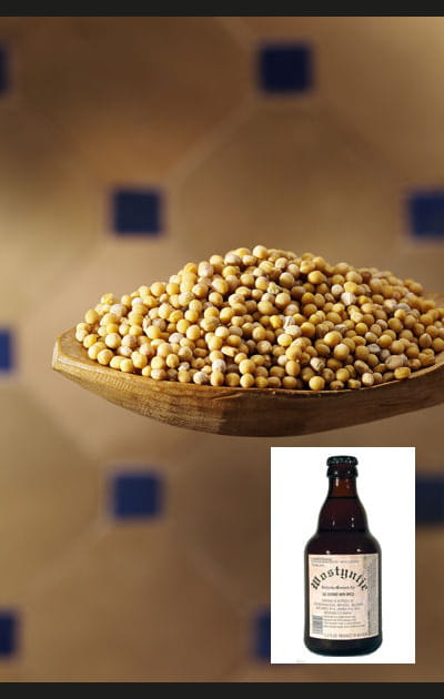 Bi&egrave;re aux graines au moutarde