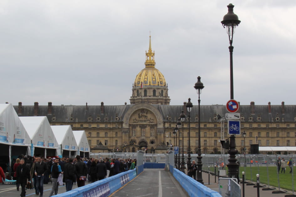 La voie des stands