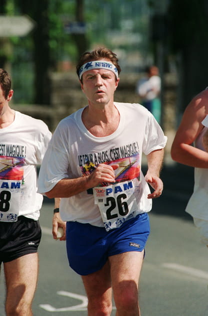 Bernard Kouchner au semi-marathon de Blois