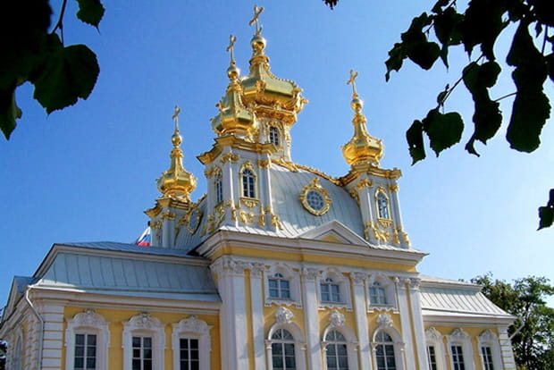 Le palais de Peterhof, Russie