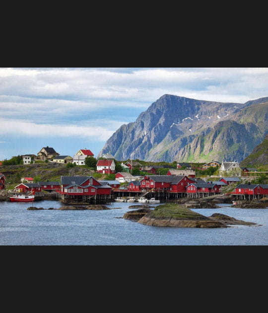 Iles Loffoten&nbsp;: les pieds dans l'eau
