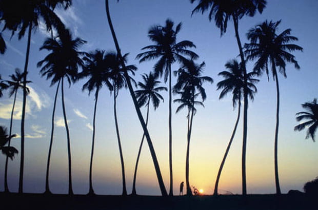 Crépuscule sur la plage