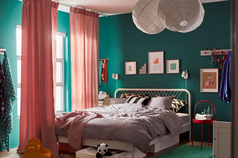 Des rideaux de couleur