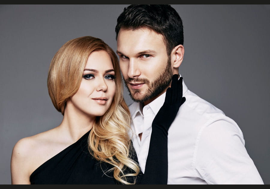 La Lituanie : Monika Linkytė et Vaidas Baumila