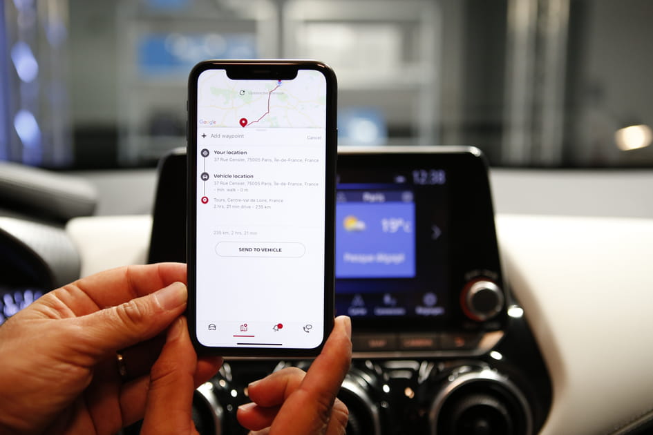 Une application mobile pour contr&ocirc;ler certaines fonctionnalit&eacute;s