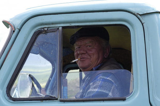 Le collecteur de lait aux aguets