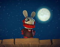Les lapins crétins : invasion : Foyer crétin. - Lapin grillé. - Crétin aphone